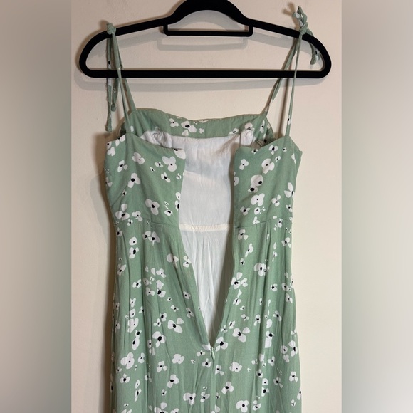 Kookai AUSTIN SLIP DRESS Mint Green/Multi Floral Pattern Size 34 / US 2 - Picture 6 of 10